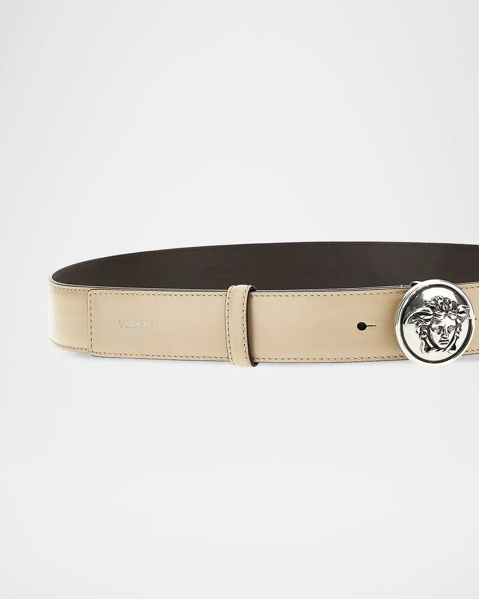Versace Medusa Leather Belt | Thumbnail 2 Versace Medusa Leather Belt | Thumbnail 2