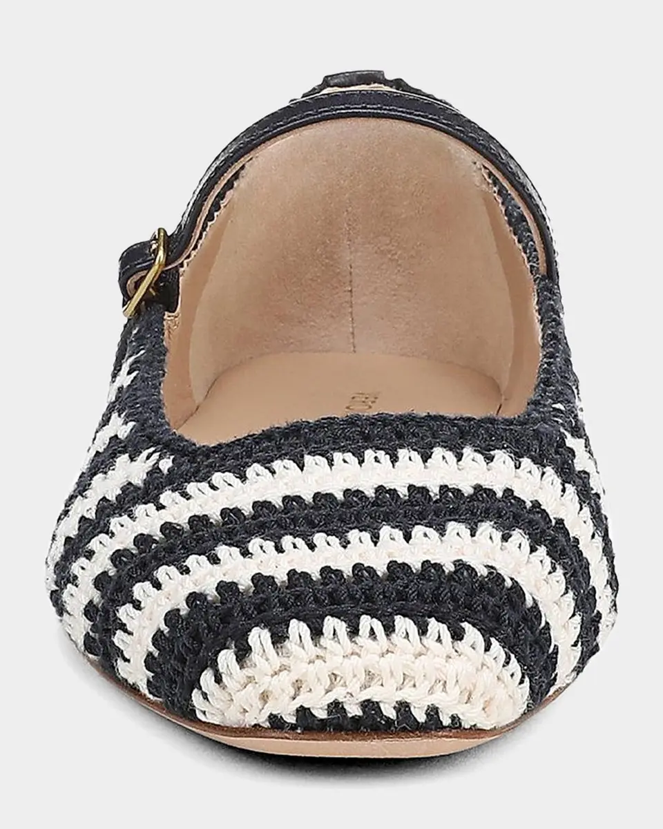 Veronica Beard Ellie Crochet Mary Jane Ballerina Flats | Thumbnail 3 Veronica Beard Ellie Crochet Mary Jane Ballerina Flats | Thumbnail 3