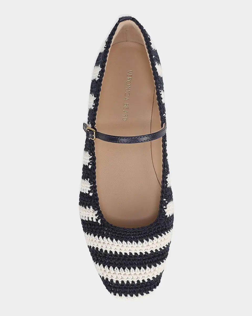 Veronica Beard Ellie Crochet Mary Jane Ballerina Flats | Thumbnail 4 Veronica Beard Ellie Crochet Mary Jane Ballerina Flats | Thumbnail 4