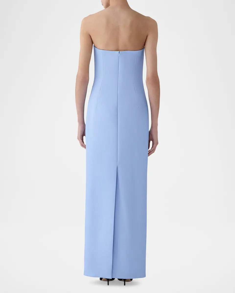 Carolina Herrera Strapless Floral-Print Column Gown | Thumbnail 3 Carolina Herrera Strapless Floral-Print Column Gown | Thumbnail 3