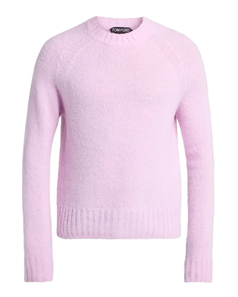 Tom Ford Men's Brushed Cashmere Raglan Crewneck Sweater | Image 1 Tom Ford Men's Brushed Cashmere Raglan Crewneck Sweater | Image 1