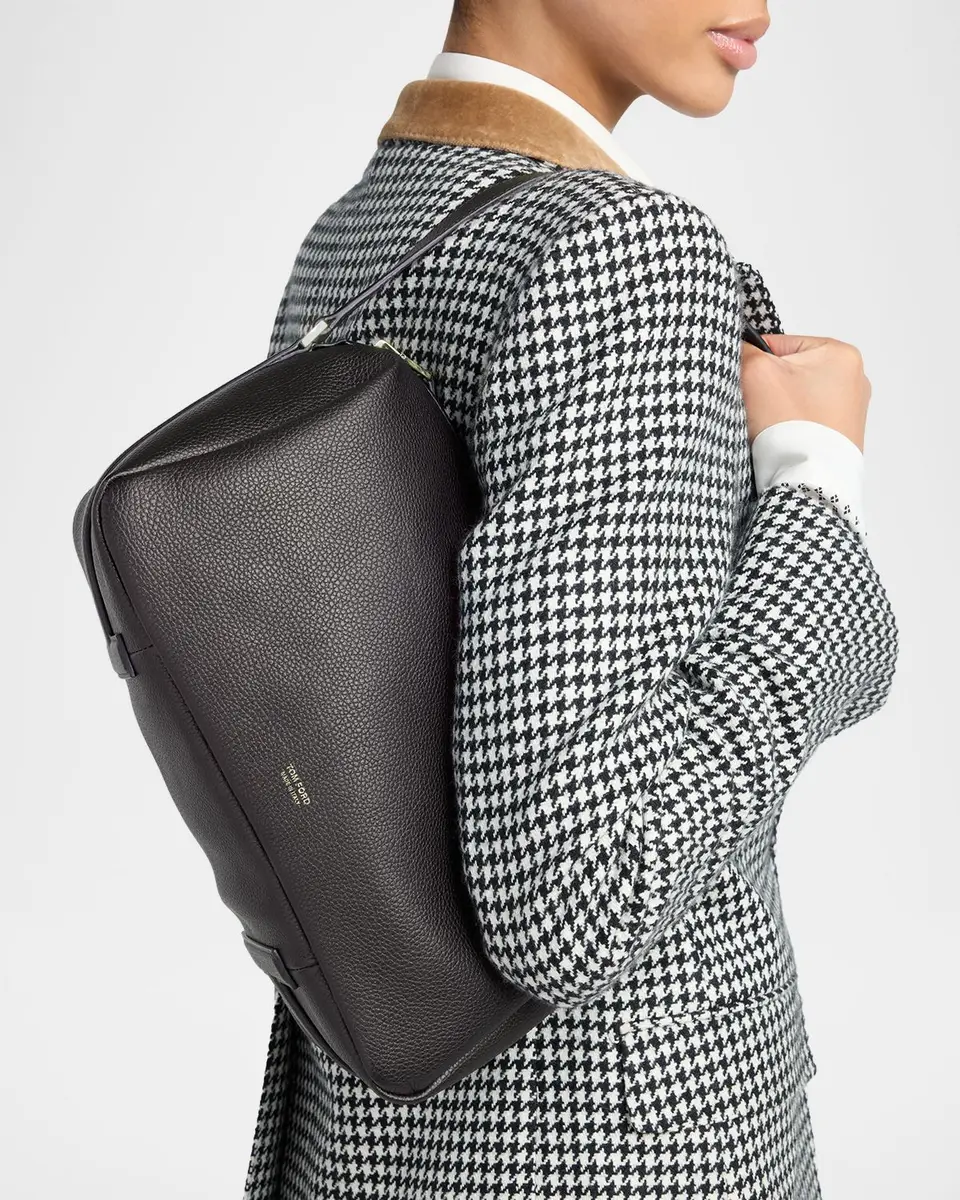 Tom Ford Grained Leather Shoulder Bag | Thumbnail 2 Tom Ford Grained Leather Shoulder Bag | Thumbnail 2