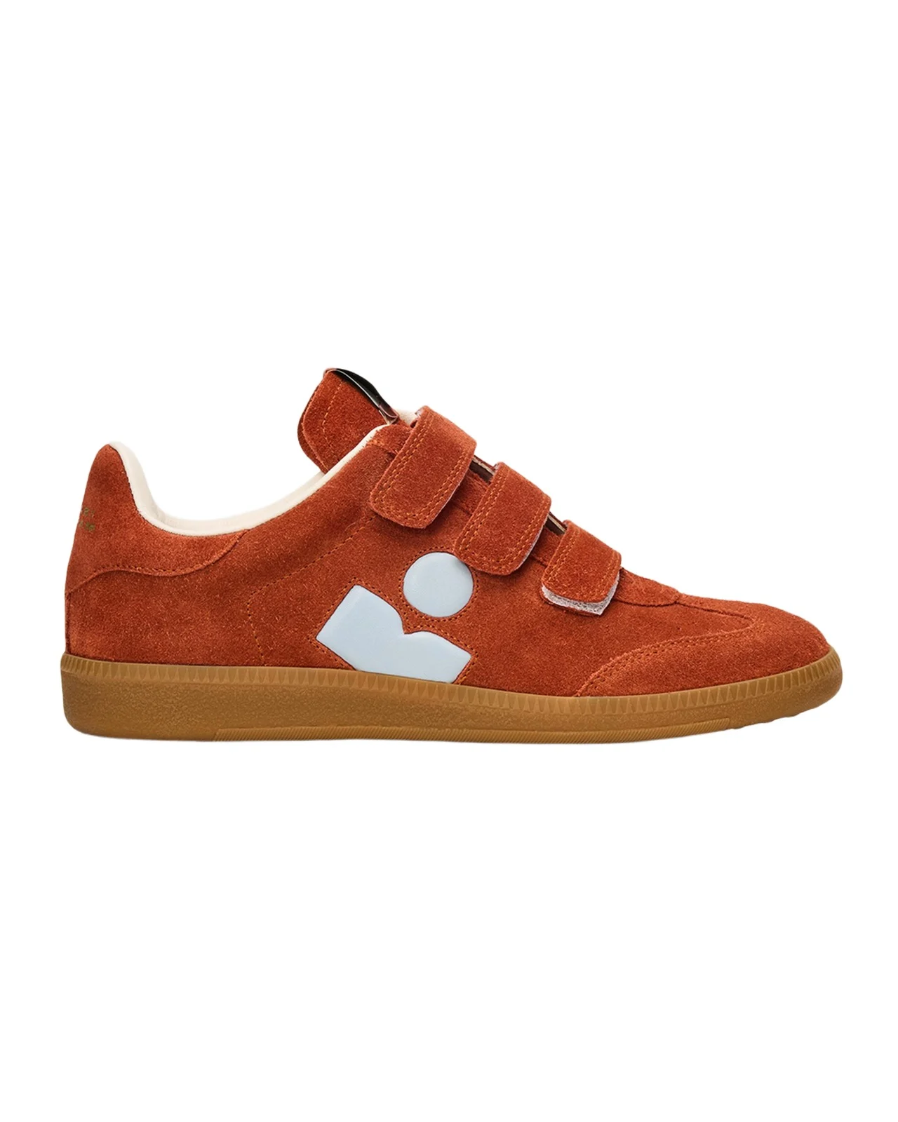 Beth Mixed Leather Grip-Strap Sneakers Beth Mixed Leather Grip-Strap Sneakers