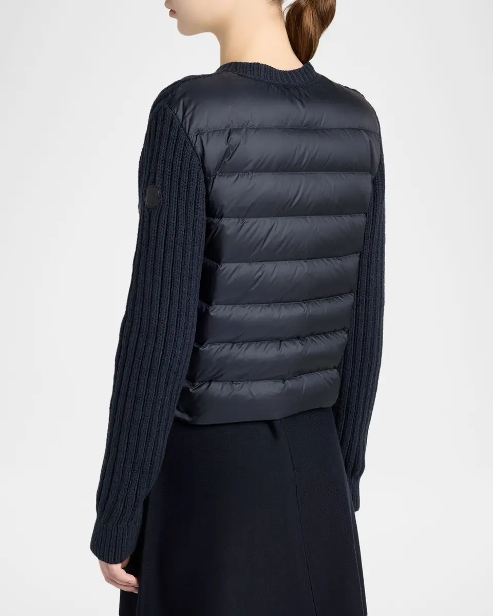 Moncler Padded Knit Cardigan | Thumbnail 3