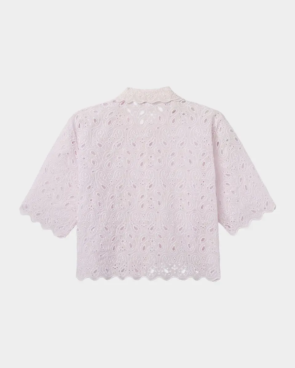 Frame The Paisley Eyelet Shirt | Thumbnail 7 Frame The Paisley Eyelet Shirt | Thumbnail 7
