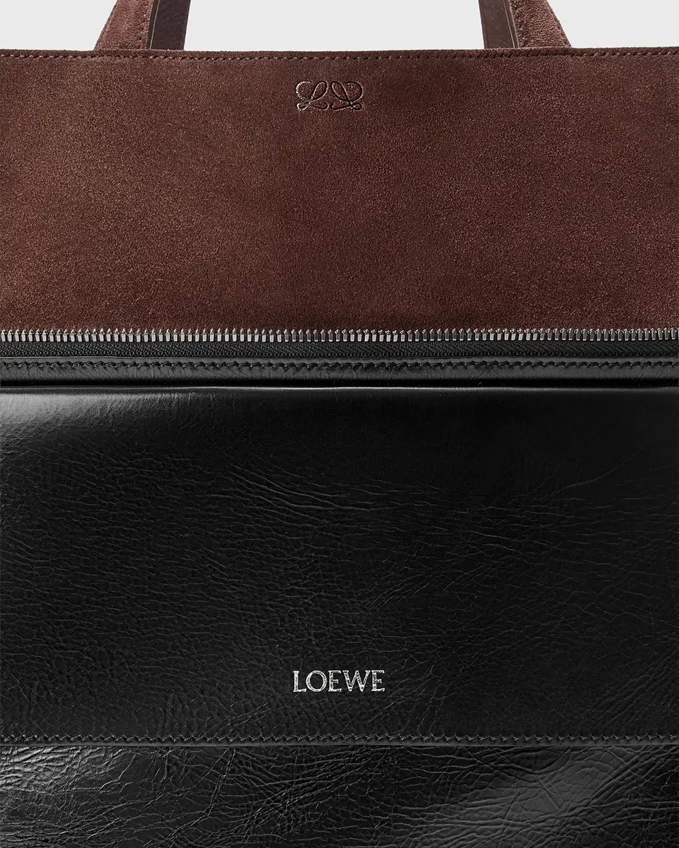 Loewe Men's Switch Large Leather Tote Bag | Thumbnail 4 Loewe Men's Switch Large Leather Tote Bag | Thumbnail 4