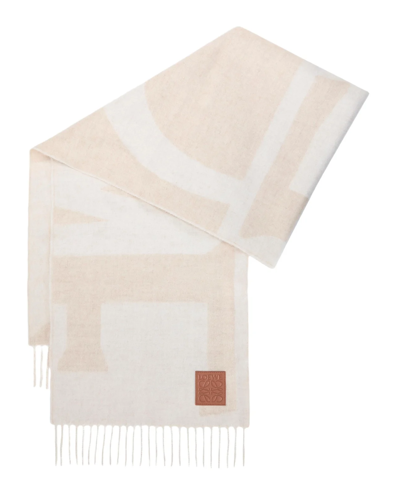 Logo Jacquard Cashmere Scarf Logo Jacquard Cashmere Scarf
