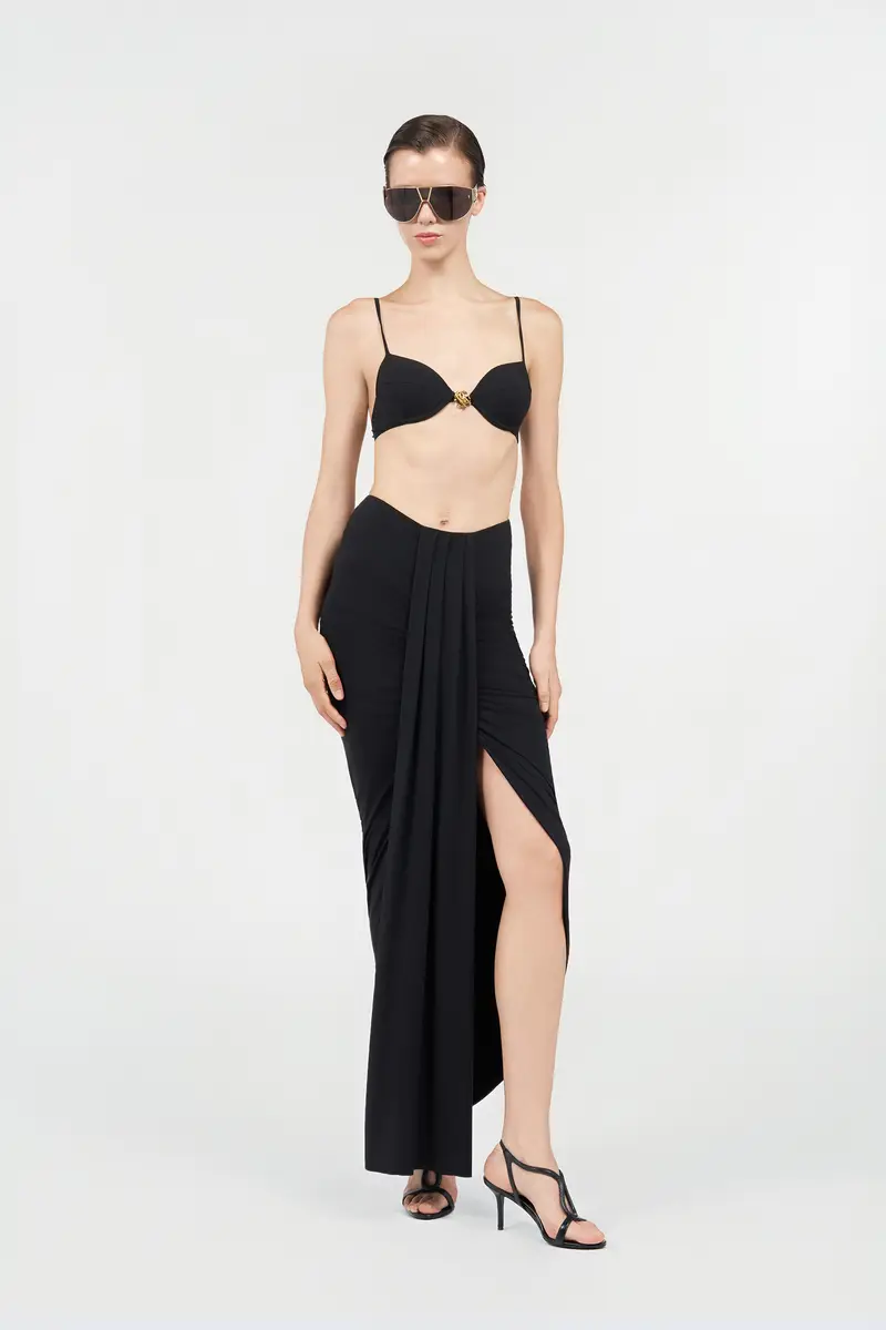 Roberto Cavalli Long Draped Skirt | Thumbnail 7