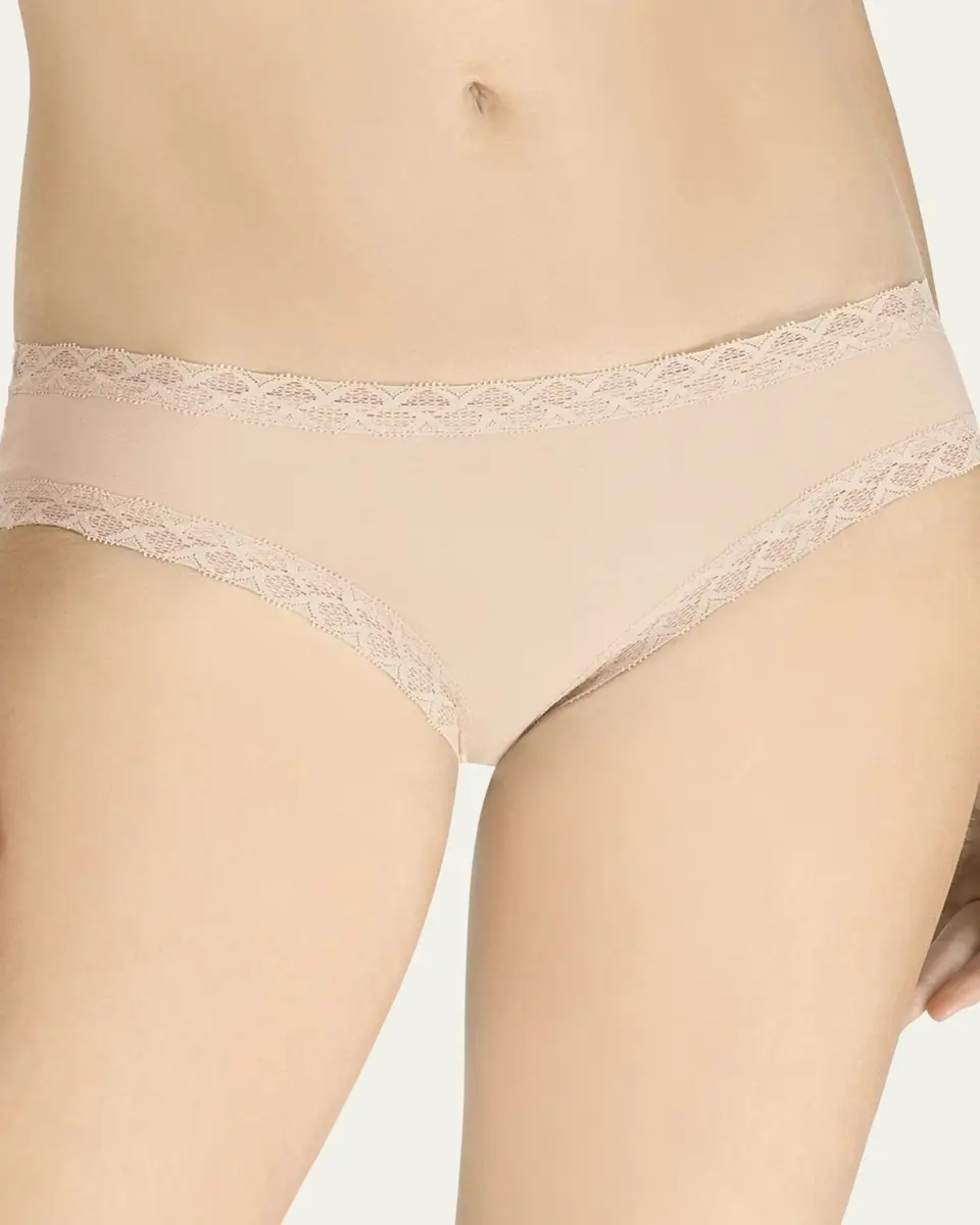 Natori Bliss Lace-Trim Bikini Briefs | Thumbnail 2