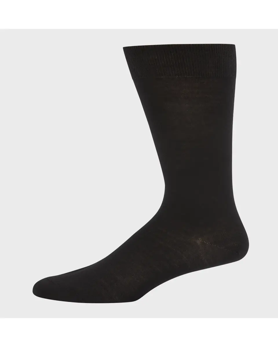 Bresciani Men's Knit Crew Socks | Thumbnail 3 Bresciani Men's Knit Crew Socks | Thumbnail 3