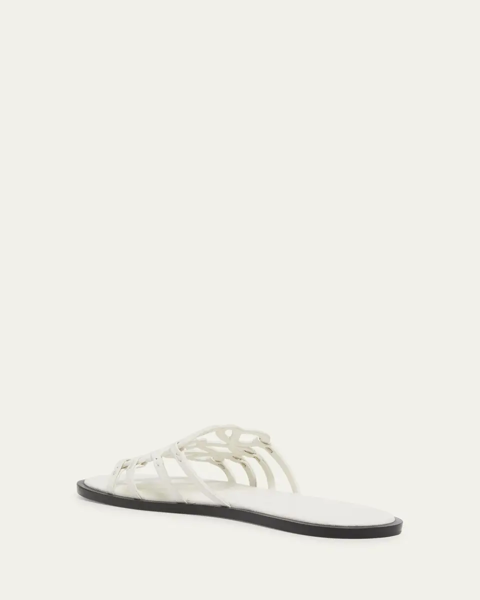 Loewe Petal Leather Anagram Slide Sandals | Thumbnail 4