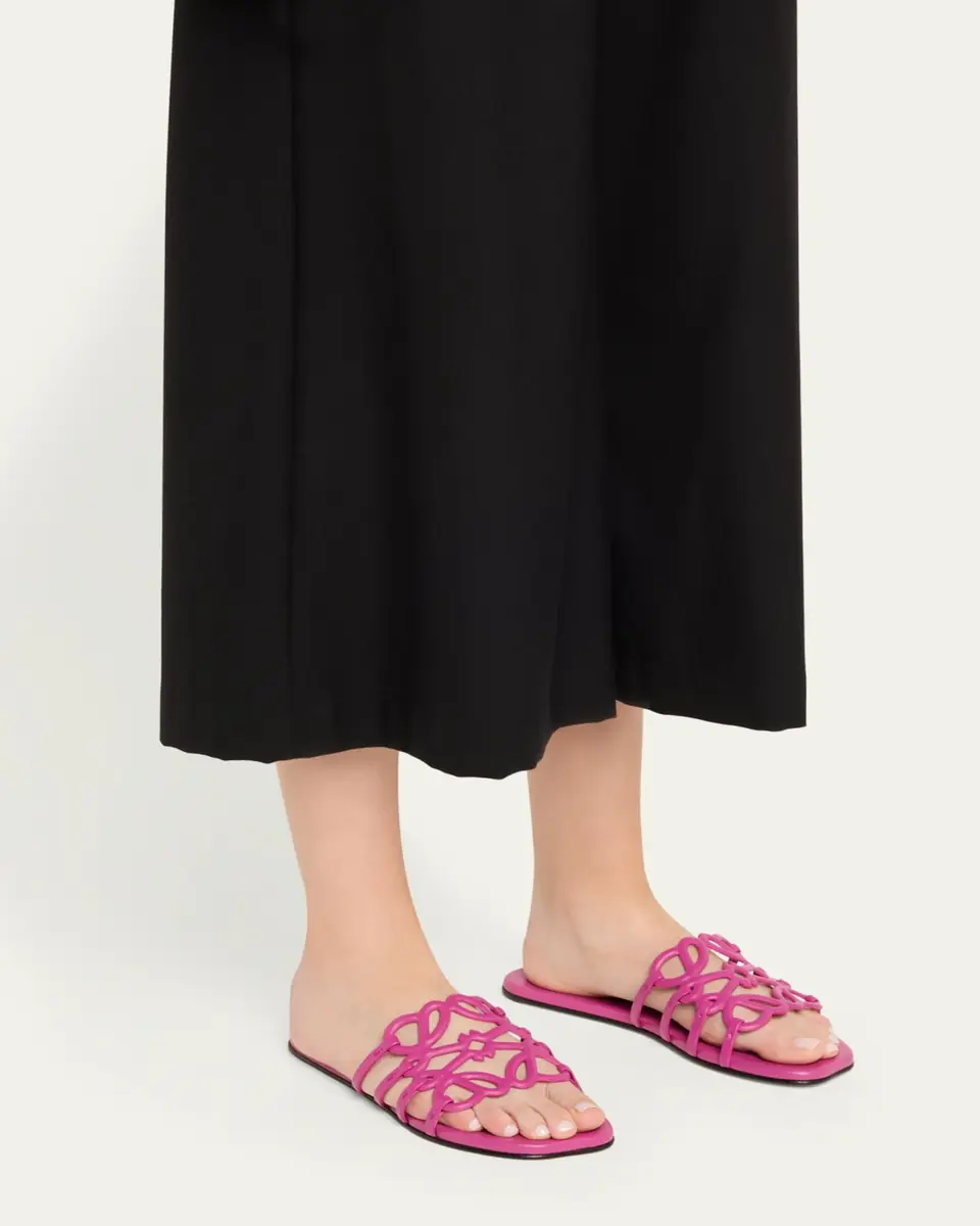 Loewe Petal Leather Anagram Slide Sandals | Thumbnail 6