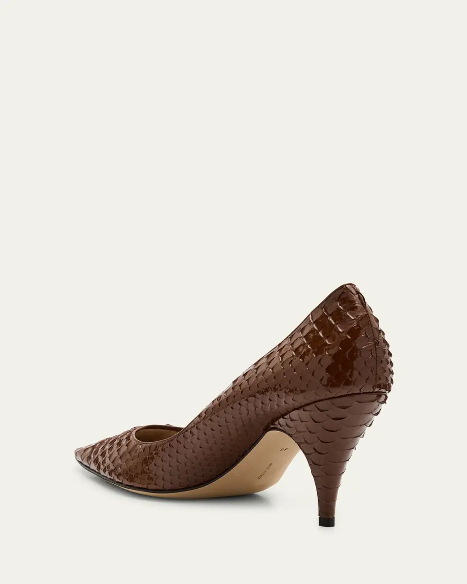 The Row Liisa Python Stiletto Pumps | Thumbnail 4