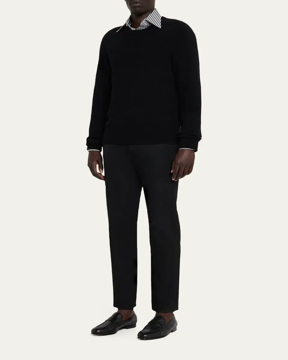 Tom Ford Men's Gigi Leather Twisted-Band Penny Loafers | Thumbnail 3 Tom Ford Men's Gigi Leather Twisted-Band Penny Loafers | Thumbnail 3