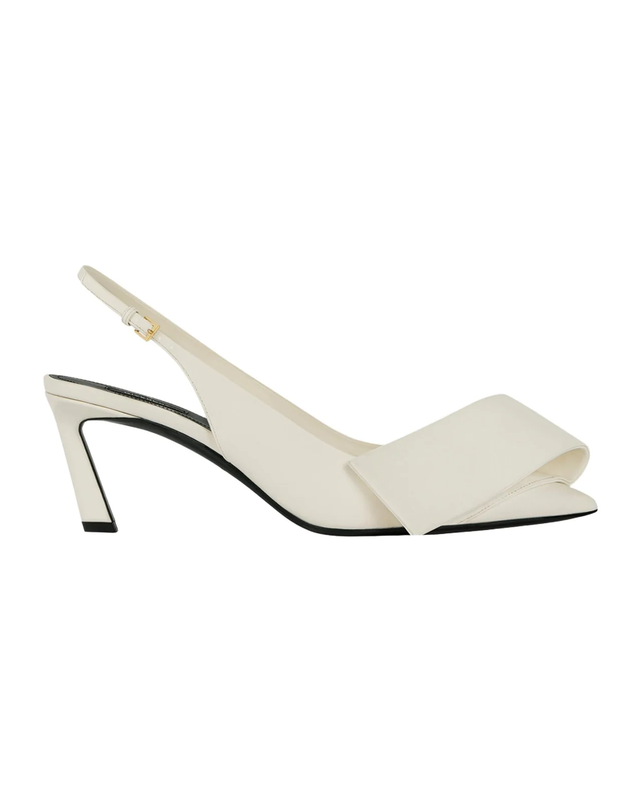 Givenchy 65mm Twist Leather Slingback Pumps