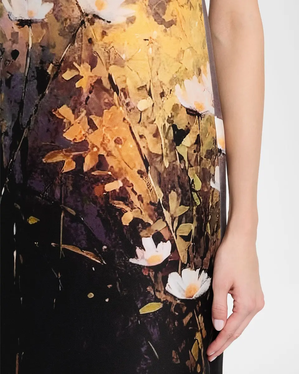 Rickie Freeman for Teri Jon Cap-Sleeve Floral Mikado Dress | Thumbnail 5 Rickie Freeman for Teri Jon Cap-Sleeve Floral Mikado Dress | Thumbnail 5