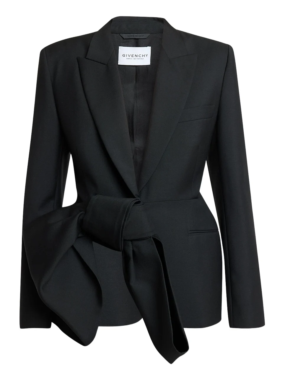 Wool-Mohair Bow Jacket