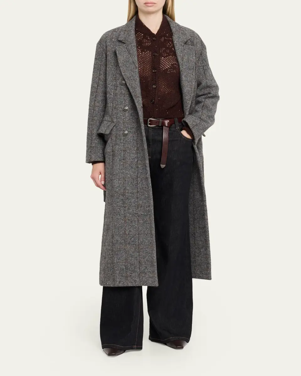 Brunello Cucinelli Glam-Knit Paillette Mesh Cardigan | Thumbnail 2 Brunello Cucinelli Glam-Knit Paillette Mesh Cardigan | Thumbnail 2