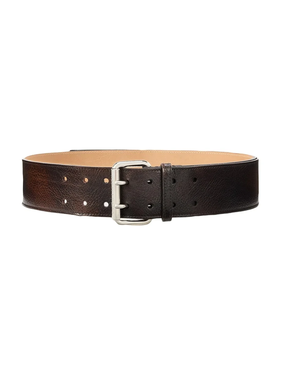 Distressed Double-Prong Long Belt Distressed Double-Prong Long Belt