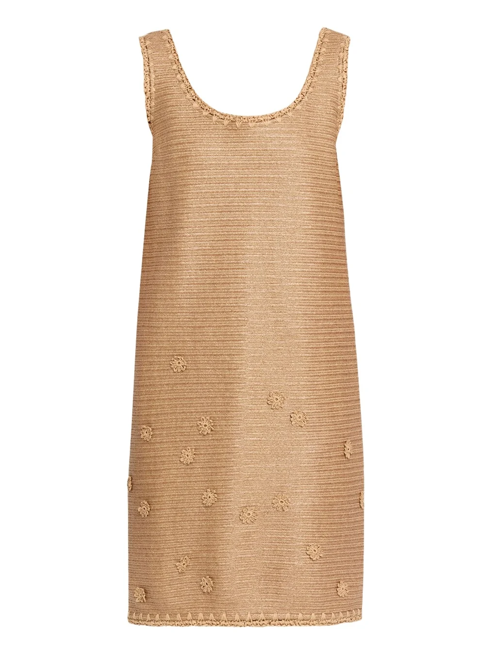 Raffia-Effect Jersey Shift Dress Raffia-Effect Jersey Shift Dress
