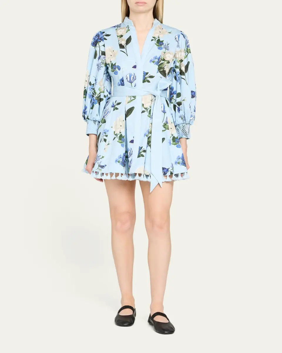 Alice + Olivia Lucy Belted Mini Shirtdress | Thumbnail 2 Alice + Olivia Lucy Belted Mini Shirtdress | Thumbnail 2