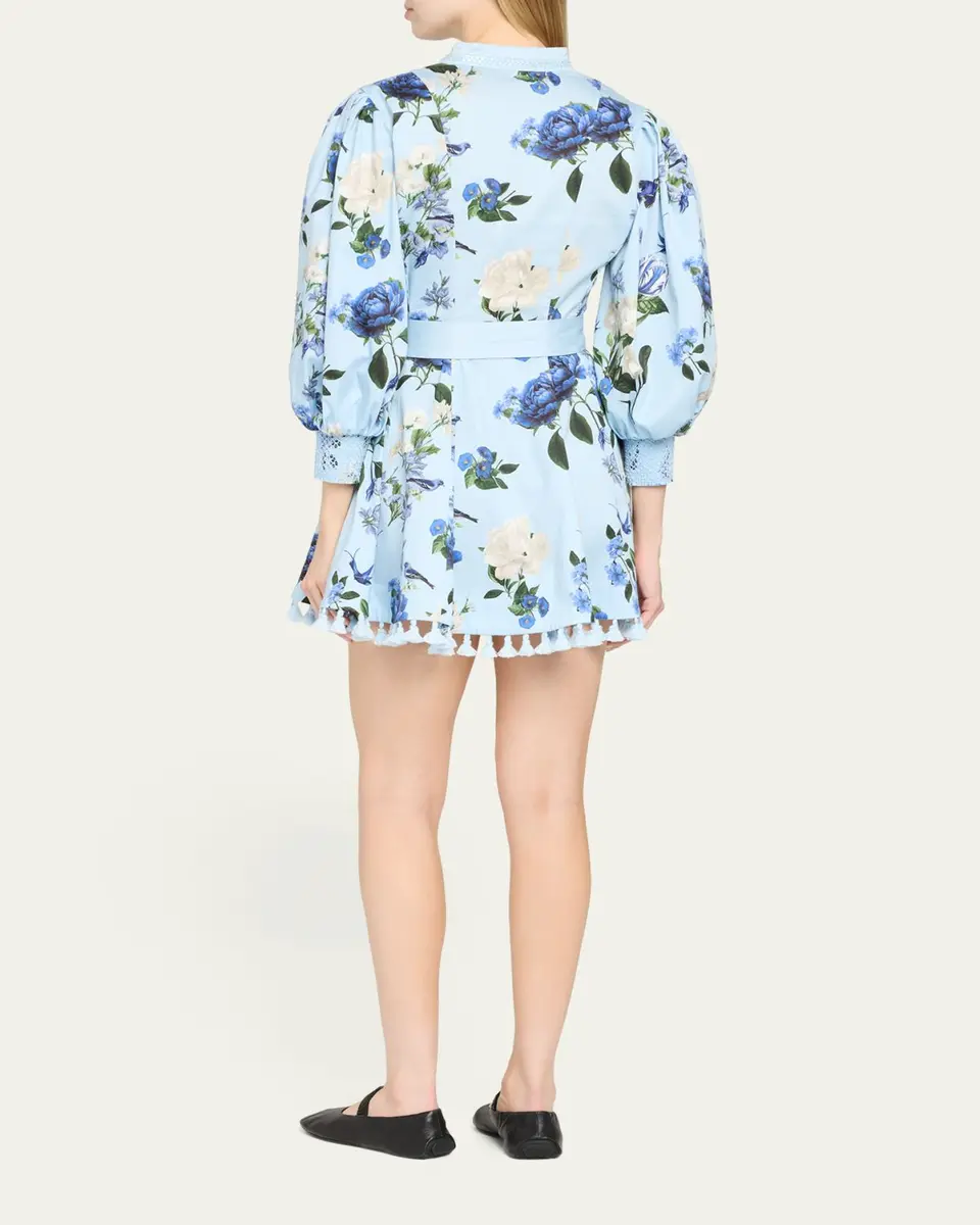 Alice + Olivia Lucy Belted Mini Shirtdress | Thumbnail 3 Alice + Olivia Lucy Belted Mini Shirtdress | Thumbnail 3
