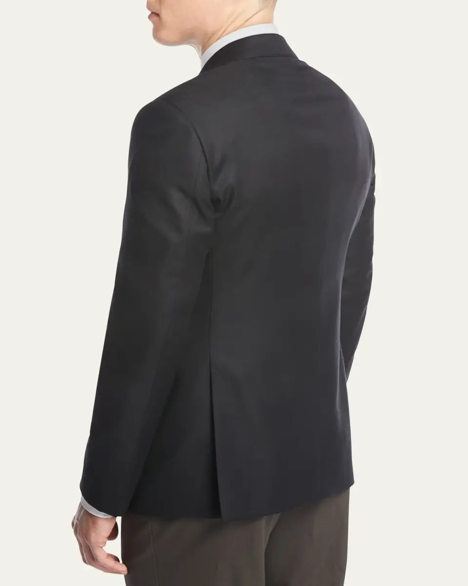 Giorgio Armani Men's Soft Basic Two-Button Sport Coat | Thumbnail 3 Giorgio Armani Men's Soft Basic Two-Button Sport Coat | Thumbnail 3