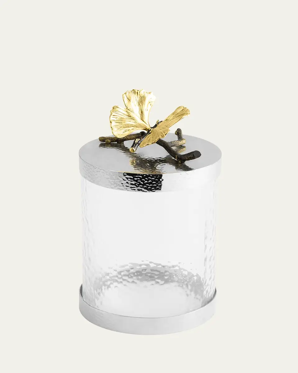 Michael Aram Butterfly Ginkgo Canister, Small | Thumbnail 3