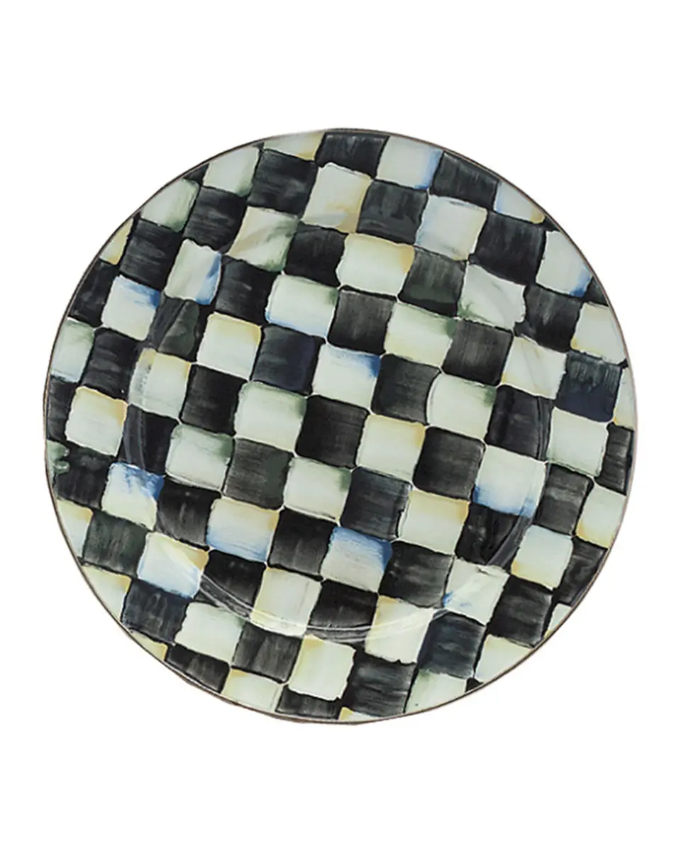 MacKenzie-Childs Courtly Check Charger Plate | Image 1 MacKenzie-Childs Courtly Check Charger Plate | Image 1