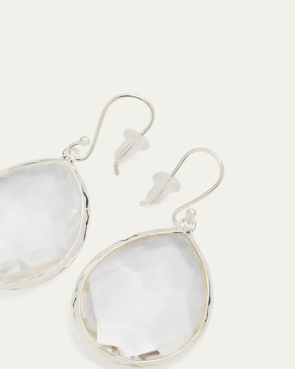 Ippolita Large Teardrop Earrings in Sterling Silver | Thumbnail 4 Ippolita Large Teardrop Earrings in Sterling Silver | Thumbnail 4