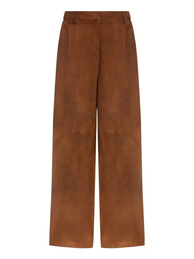 Hudson St Suede Wide-Leg Pants Hudson St Suede Wide-Leg Pants