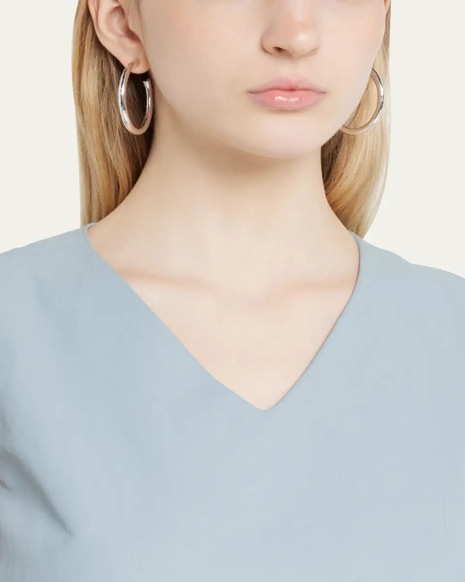 Ippolita Medium Hoop Earrings in Sterling Silver | Thumbnail 2