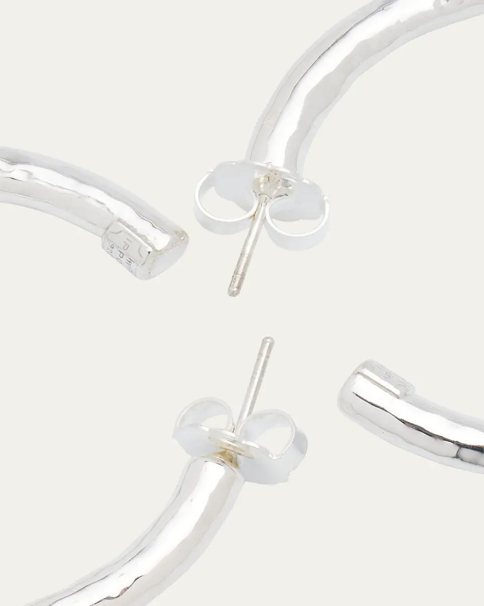 Ippolita Medium Hoop Earrings in Sterling Silver | Thumbnail 4