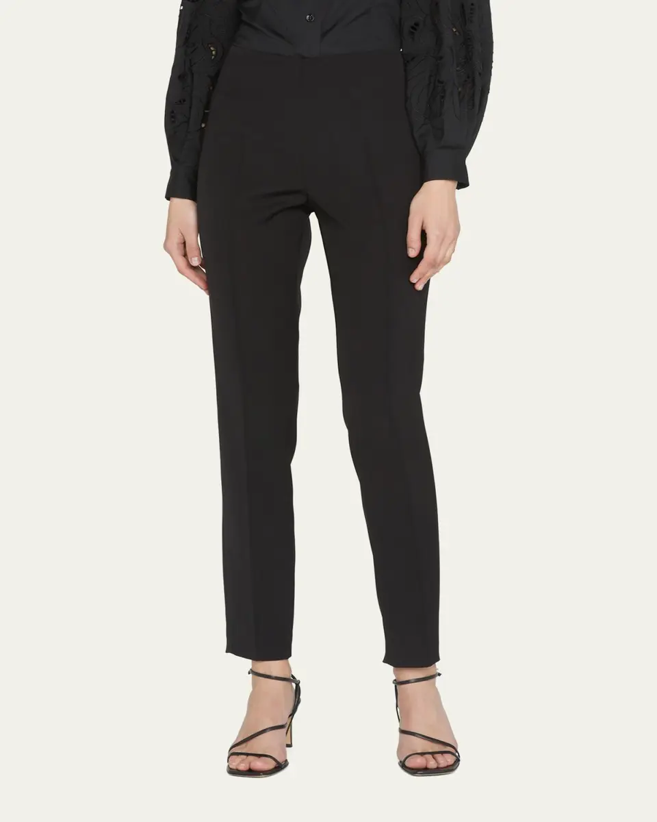 Akris Melissa Silk Marocain Pants | Thumbnail 4