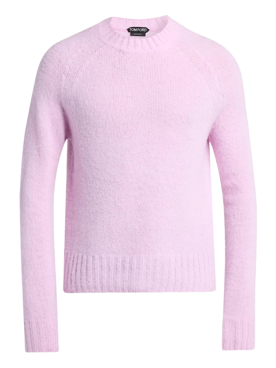Men's Brushed Cashmere Raglan Crewneck Sweater