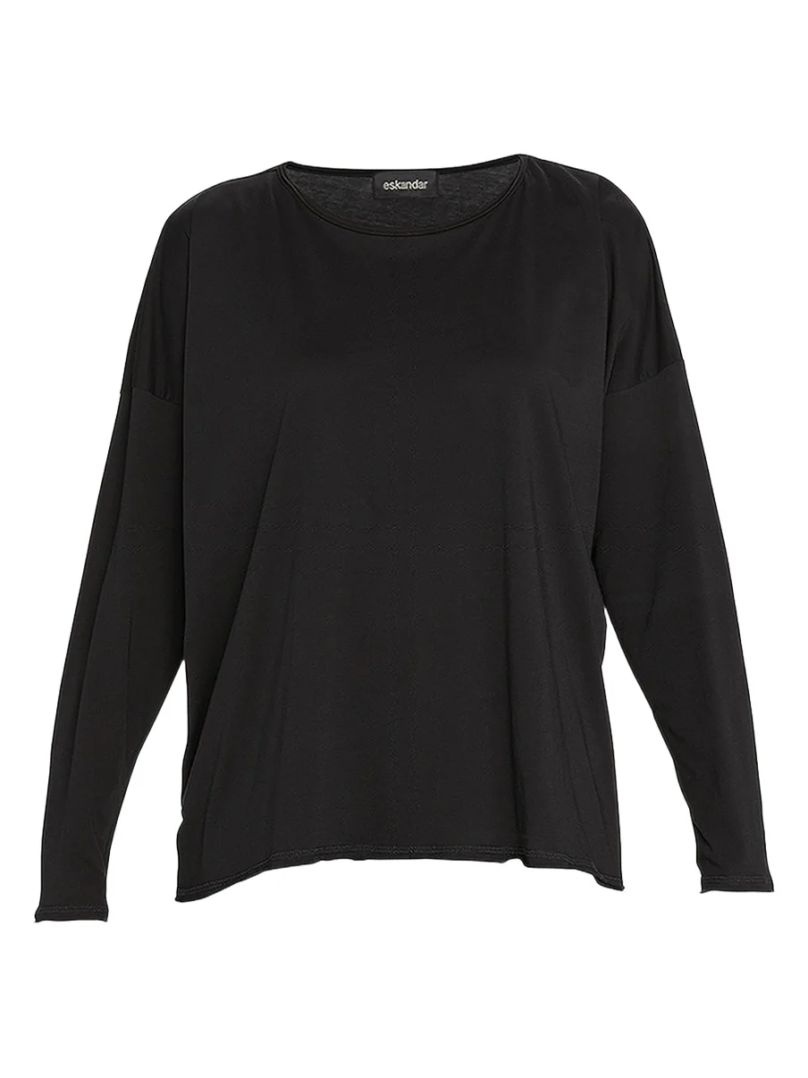 Long-Sleeve Scoop-Neck Lightweight T-Shirt Long-Sleeve Scoop-Neck Lightweight T-Shirt