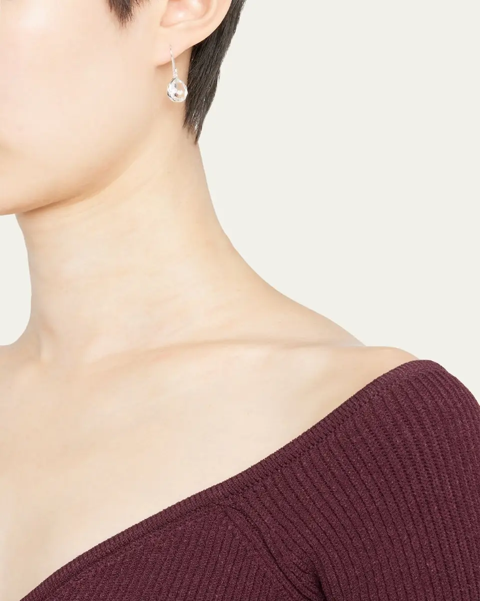 Ippolita Mini Teardrop Earrings in Sterling Silver | Thumbnail 2