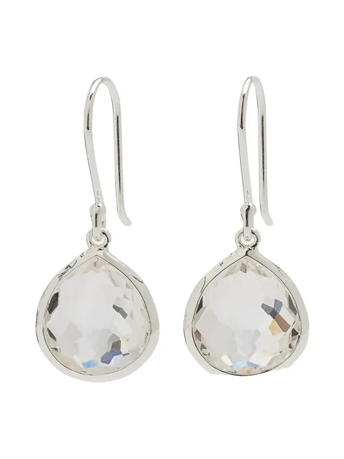 Mini Teardrop Earrings in Sterling Silver Mini Teardrop Earrings in Sterling Silver