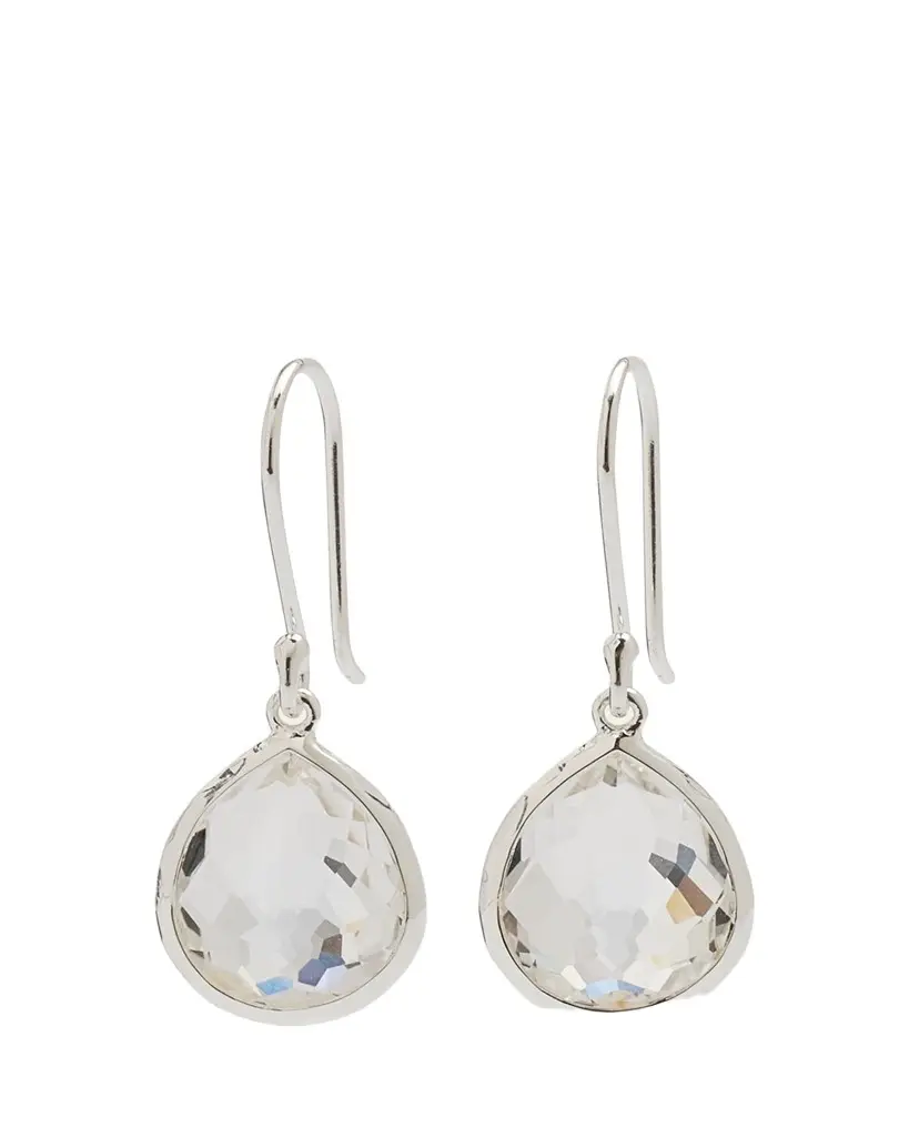 Ippolita Mini Teardrop Earrings in Sterling Silver | Image 1 Ippolita Mini Teardrop Earrings in Sterling Silver | Image 1
