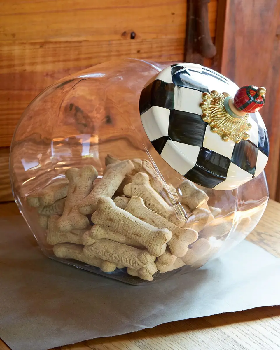 MacKenzie-Childs Courtly Check Cookie Jar | Thumbnail 2 MacKenzie-Childs Courtly Check Cookie Jar | Thumbnail 2