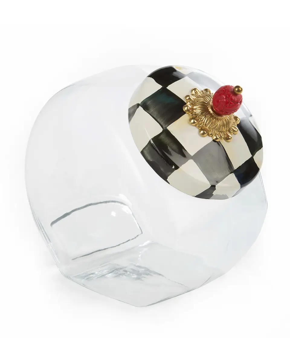 MacKenzie-Childs Courtly Check Cookie Jar | Thumbnail 5 MacKenzie-Childs Courtly Check Cookie Jar | Thumbnail 5