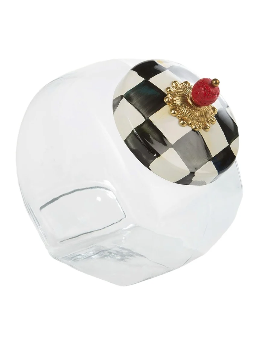 MacKenzie-Childs Courtly Check Cookie Jar