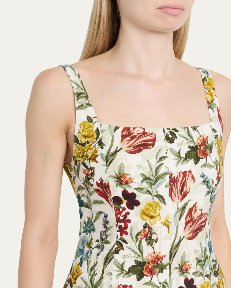 Alice + Olivia Polly Floral Maxi Dress | Thumbnail 5 Alice + Olivia Polly Floral Maxi Dress | Thumbnail 5
