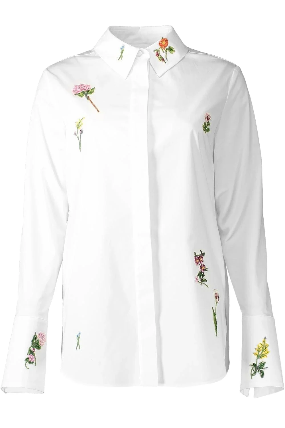 Embroiderd Botanical Long Sleeve Blouse Embroiderd Botanical Long Sleeve Blouse