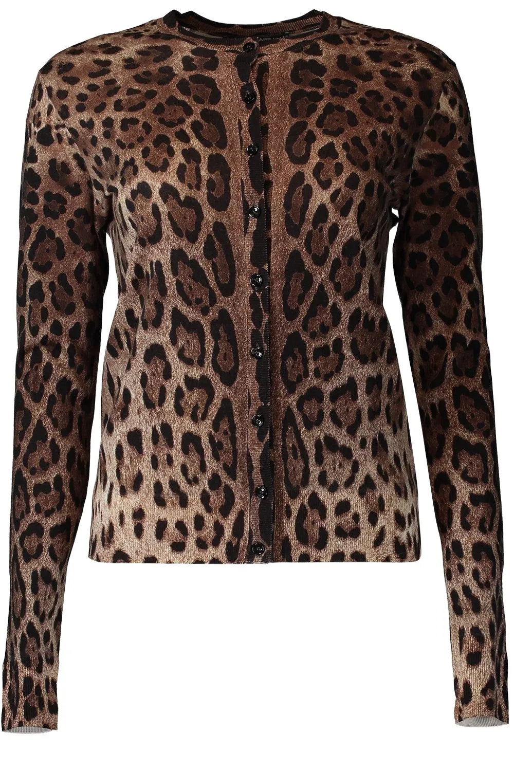 Dolce & Gabbana Knit Cardigan - Leo Print