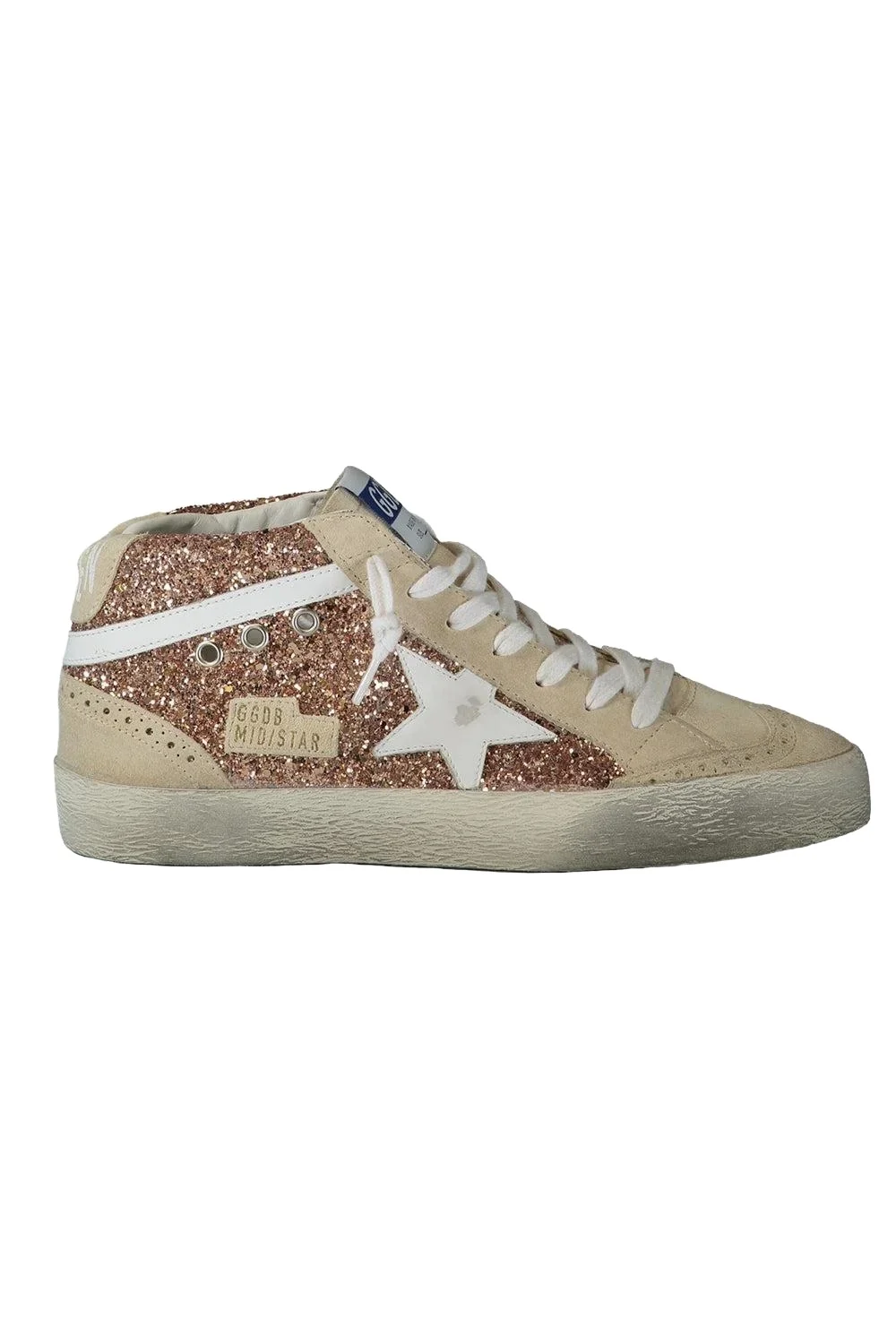 Golden Goose Mid Star Pink Sneaker