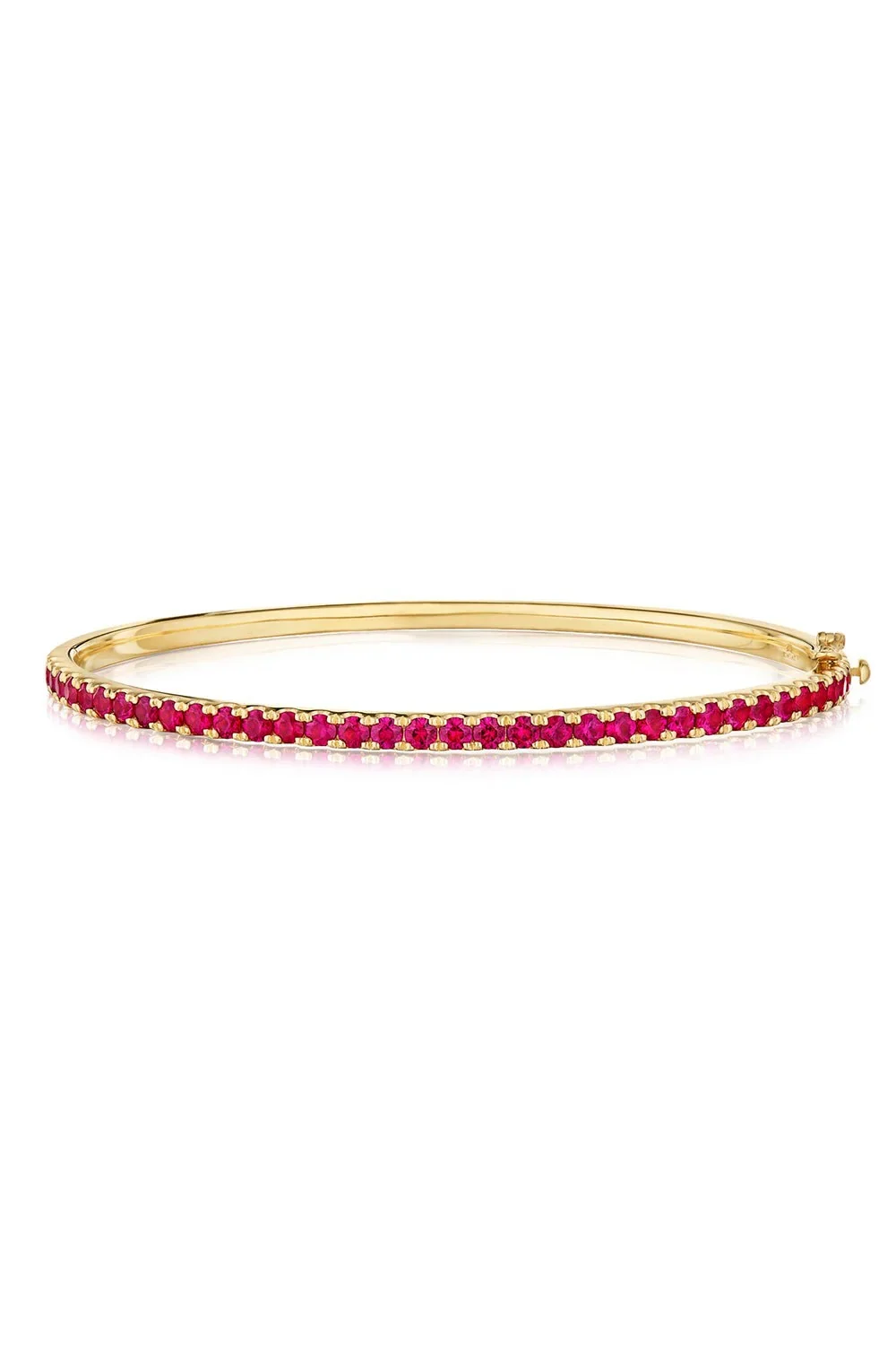 Ruby Slim Stackable Bangle Bracelet Ruby Slim Stackable Bangle Bracelet