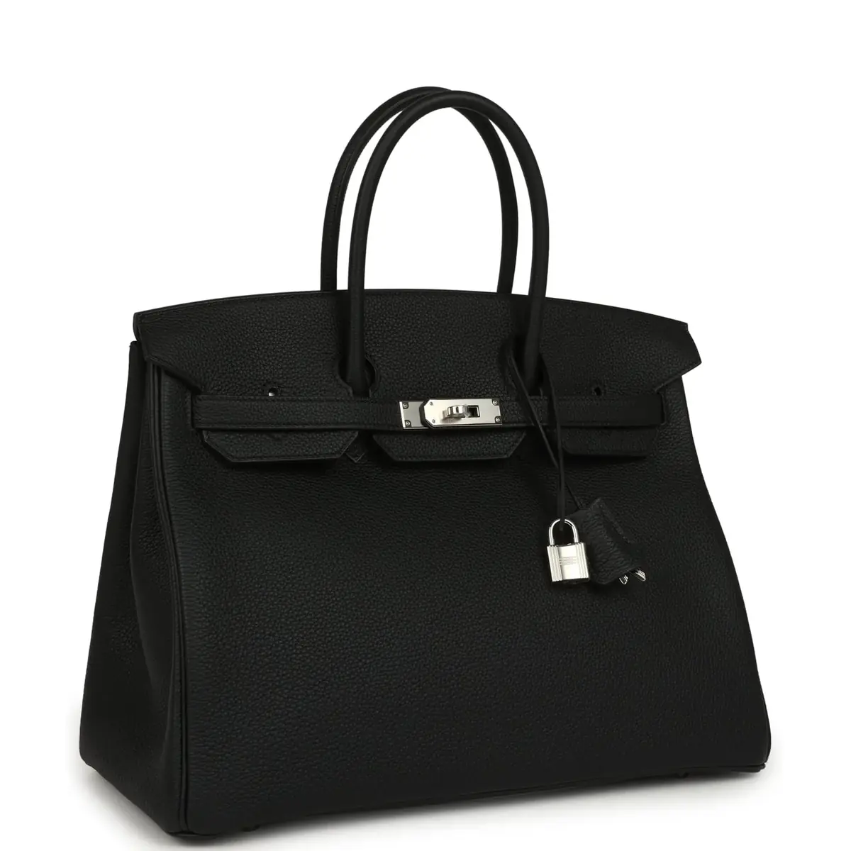 HERMÈS Hermes Birkin 35 Black Togo Palladium Hardware | Thumbnail 2 HERMÈS Hermes Birkin 35 Black Togo Palladium Hardware | Thumbnail 2