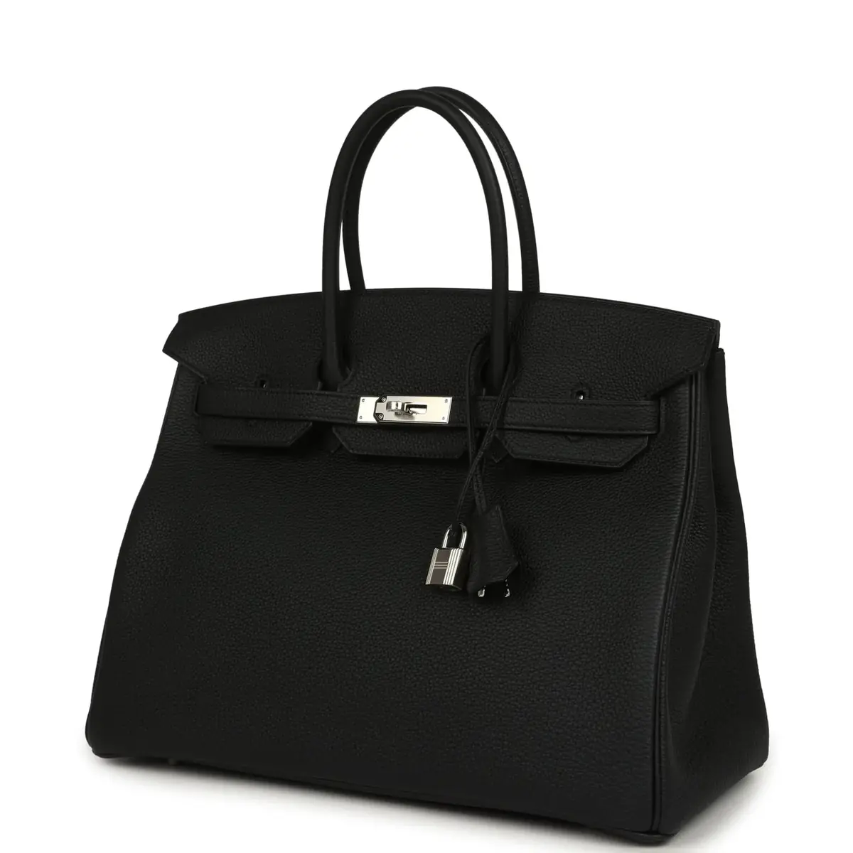 HERMÈS Hermes Birkin 35 Black Togo Palladium Hardware | Thumbnail 5 HERMÈS Hermes Birkin 35 Black Togo Palladium Hardware | Thumbnail 5