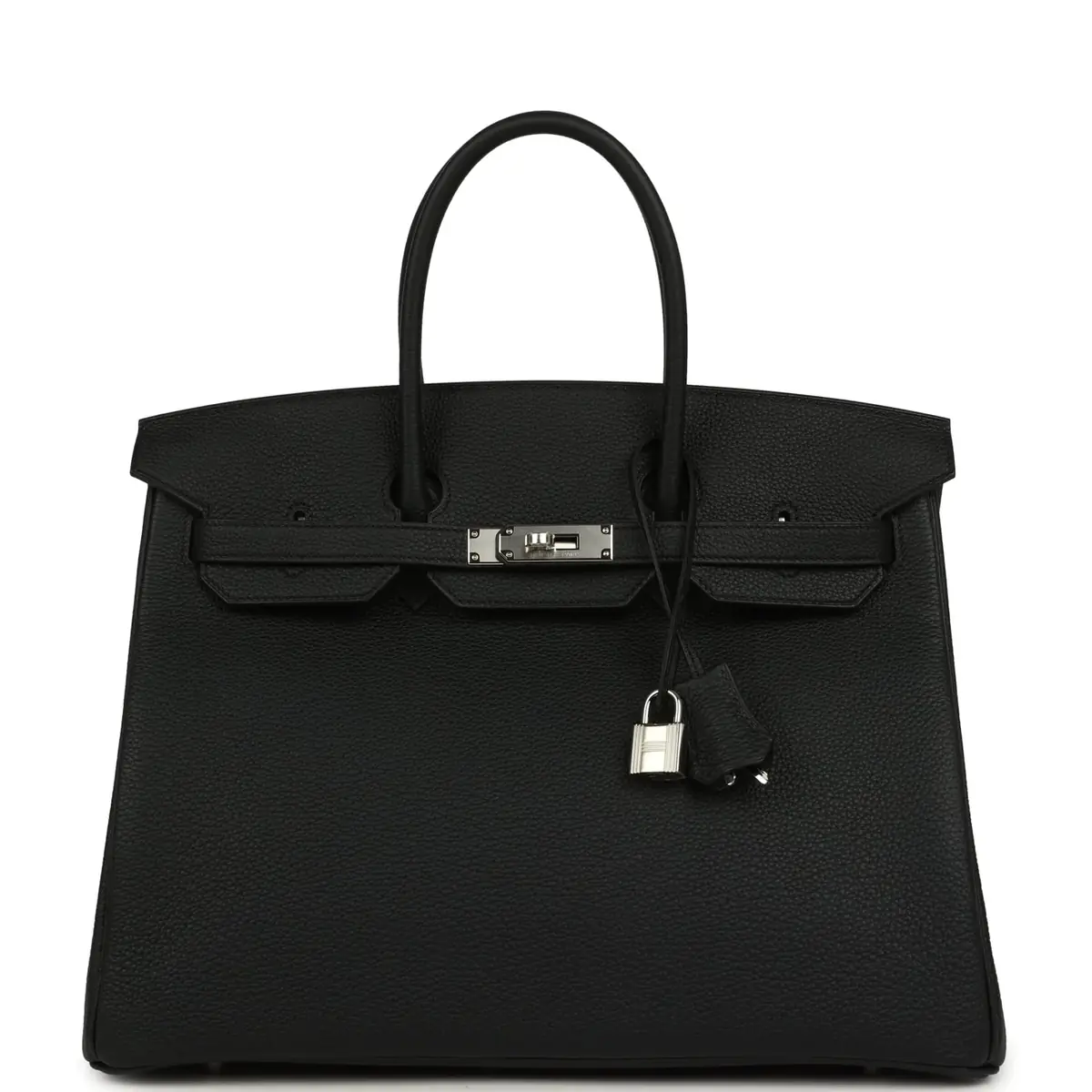 HERMÈS Hermes Birkin 35 Black Togo Palladium Hardware | Image 1 HERMÈS Hermes Birkin 35 Black Togo Palladium Hardware | Image 1
